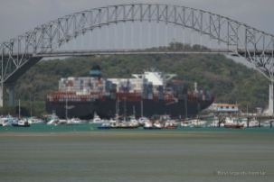 The bridge of Americas, the Pacifici entrance of the Panama Canal