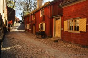 Typical street, Skansen, Stockholm
