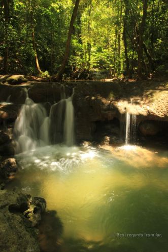 The Manora waterfall in Phang Nga, Thailand