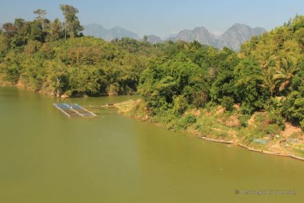 Crossing the Nam Theum river, the loop, Laos