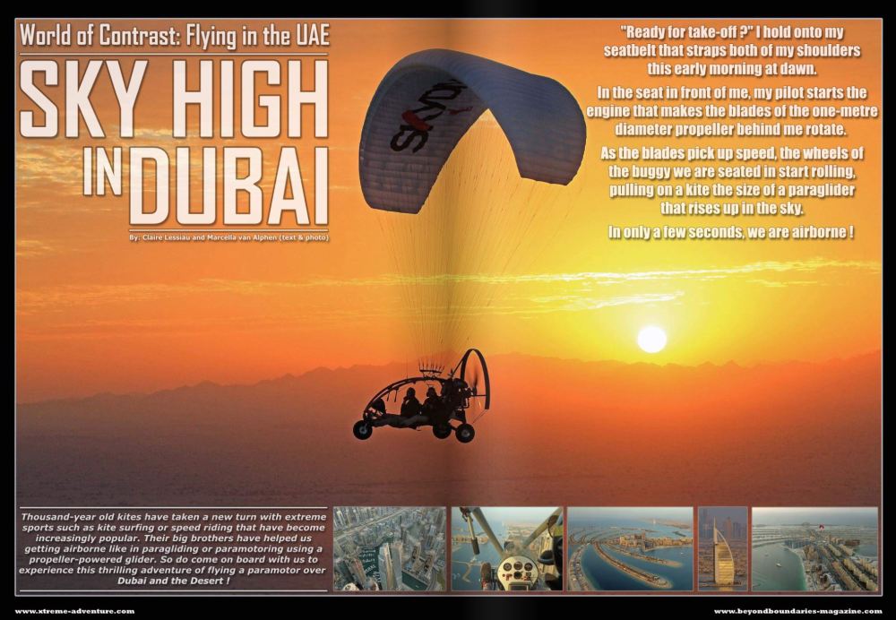 Sky high in Dubai - Beyond Boundaries magazine.JPG