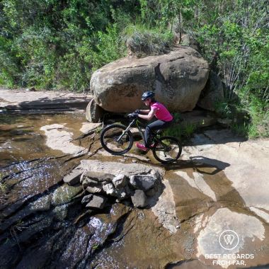 Mountain biking the Northern Drakensberg, South Africa