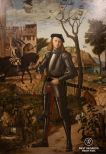 Young knight in a landscape, Vittore Carpaccio, 1505, Museo Thyssen Bornemisza, Madrid, Spain