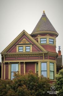 One of the many victorian houses of San Francisco, California, USA