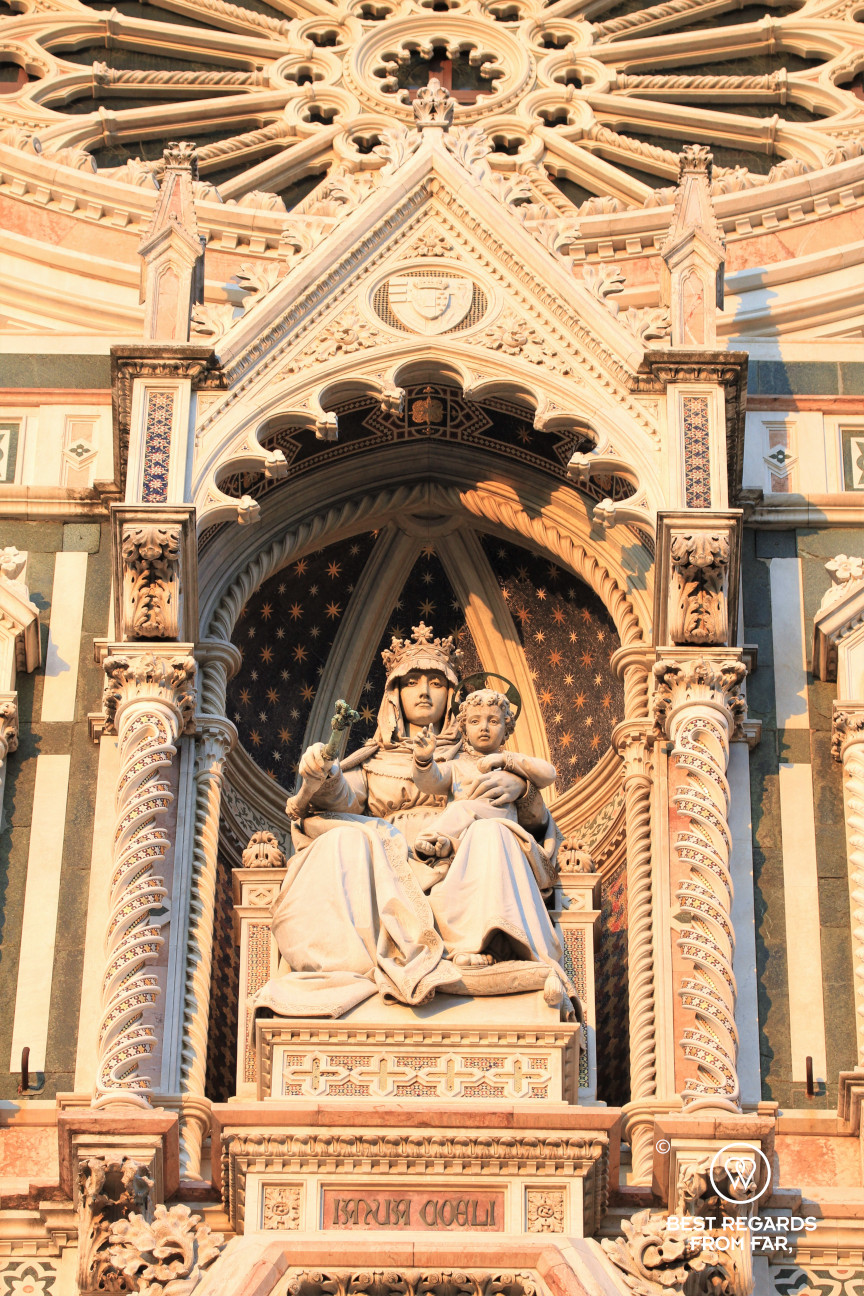 Façade of the Duomo, Florence, Italy