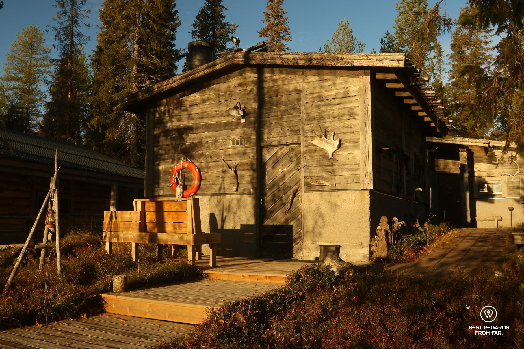 Iisakki Village traditional sauna, Finland