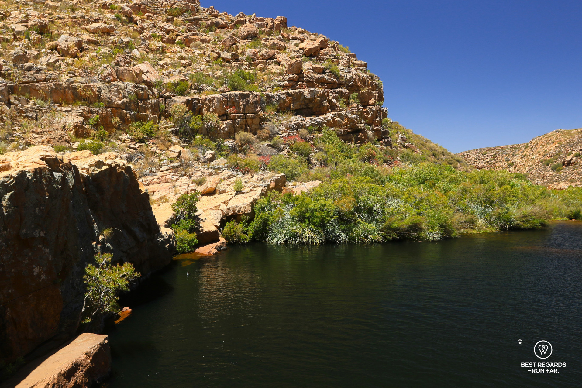 The Maalgat swimming hole, Cederberg, South Africa
