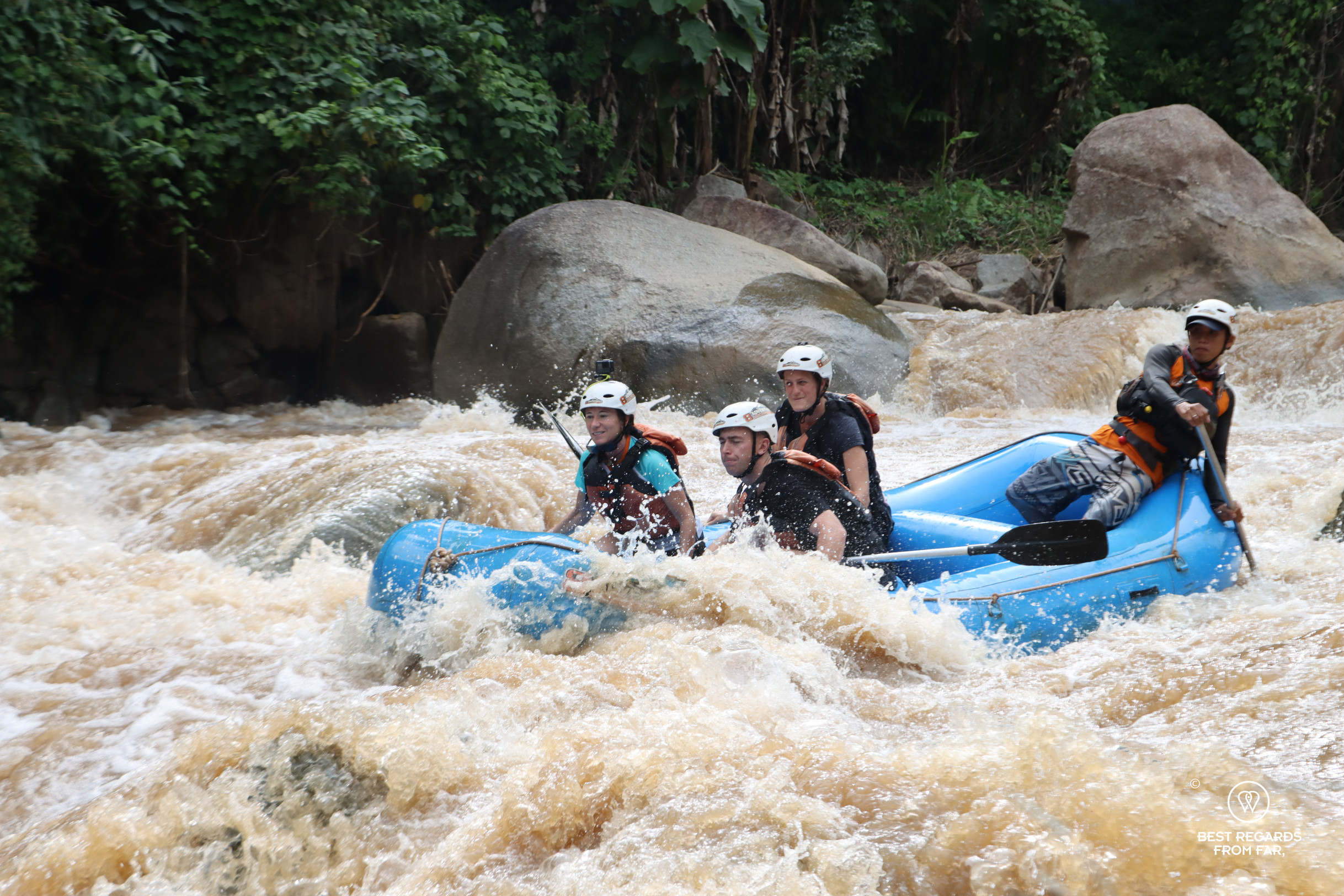 White water rafting the Taeng Mae River, Chiang Mai